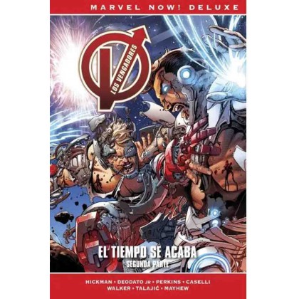 Los vengadores de Johnathan Hickman Vol 09 El Tiempo se Acaba 2da Parte Marvel now Deluxe